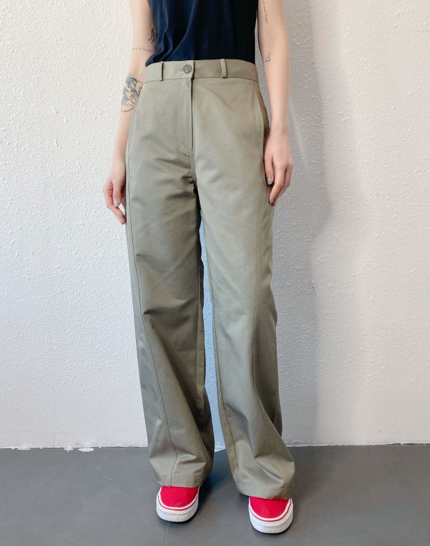 Beige Straight Cut Slack #250228